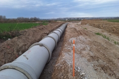 20240216 Instalación de tubería de hormigón que sustituye a la zanja a cielo abierto 2
