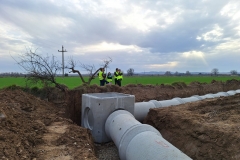 20240216 Instalación de tubería de hormigón que sustituye a la zanja a cielo abierto 3