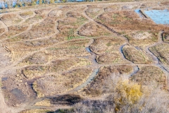 20231202 Crecida de caudales en el meandro recuperado. Vista aérea del meandro