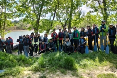 2024  Descenso interpretativo de Remolinos a Cabañas de Ebro (Zaragoza) con estudiantes de Periodismo de las Universidades de Zaragoza y San Jorge _32