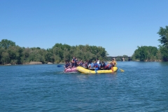 2024  Descenso desde Ortigoso a El Señorío con estudiantes del IES Gonzalo de Berceo, en Alfaro (Castejón)