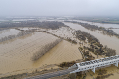 TRAMO OSERA DE EBRO - FUENTES DE EBRO antes de las intervenciones Ebro Resilience 15/12/2021