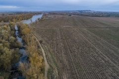 Vista previa al comienzo de las obras - comienzo de la defensa a retranquear