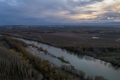 Vista de la zona de actuación desde la orilla contraria