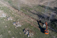 Demolición de la acequia