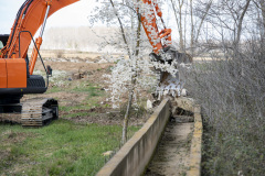 Demolición de la acequia