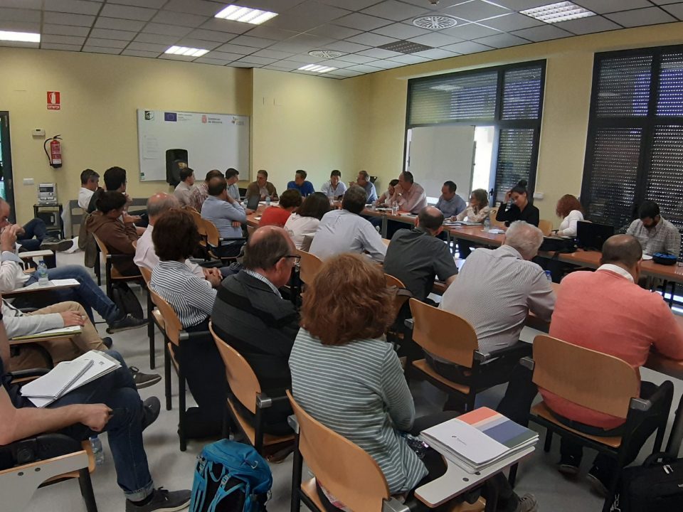 Reunión de coordinación en la localidad de Funes (Navarra)