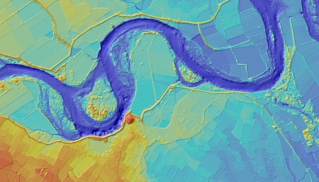 Fragment of the digital terrain model of section 7 (prepared by the company).