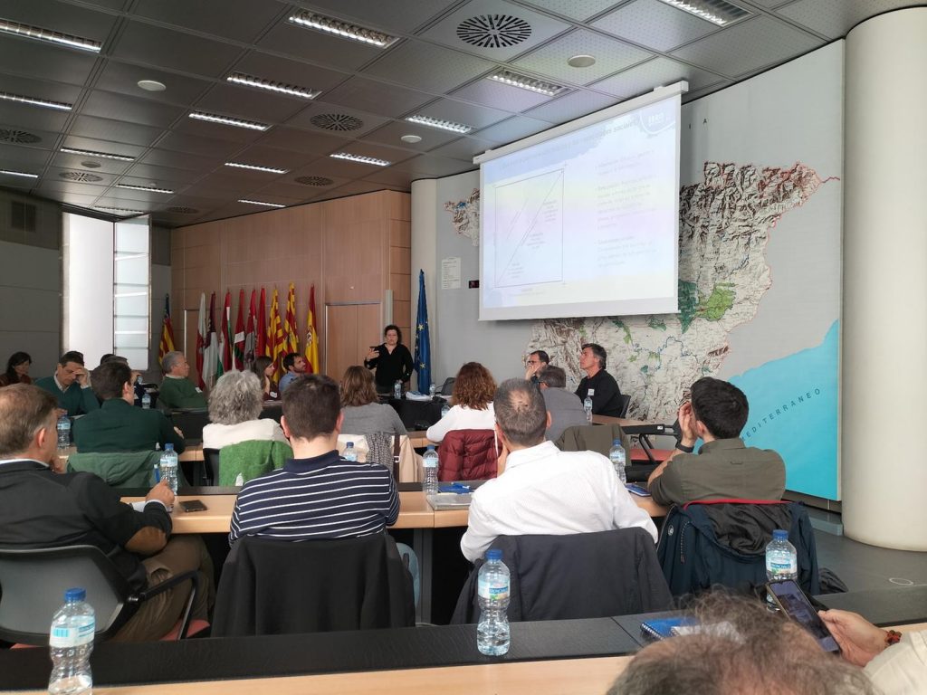 Hablamos de participación pública en la jornada de organismos de cuenca de LIFE Ebro Resilience P1