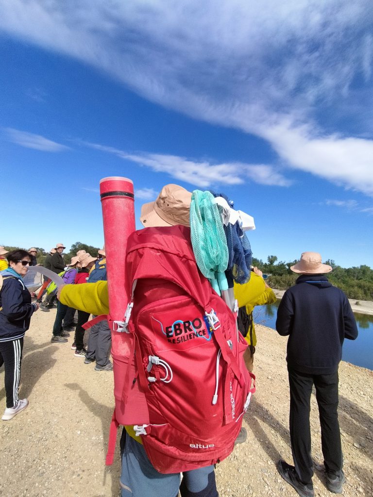 Ruta guiada por el meandro de Aguilar en Fuentes de Ebro. Jornada pública participativa y lúdica.