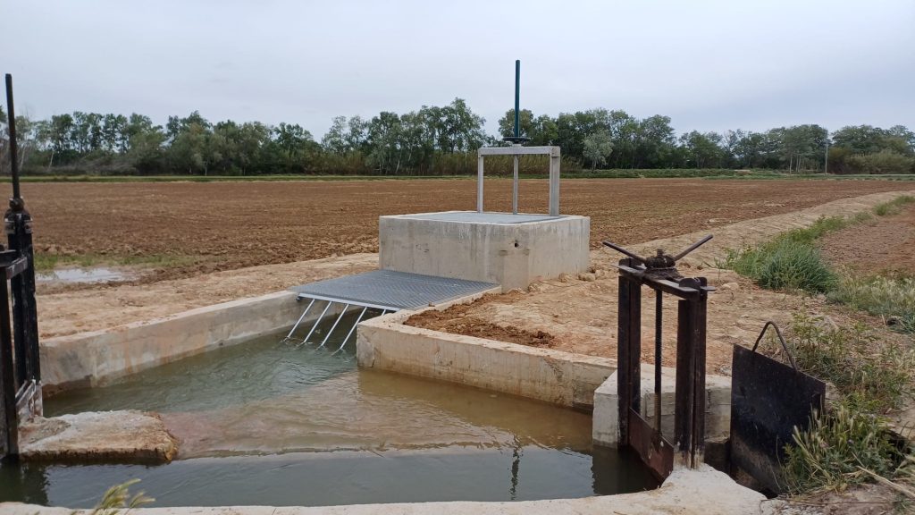 Pruebas de funcionamiento de la nueva red primaria en la Comunidad de Regantes Huerta de Ebro