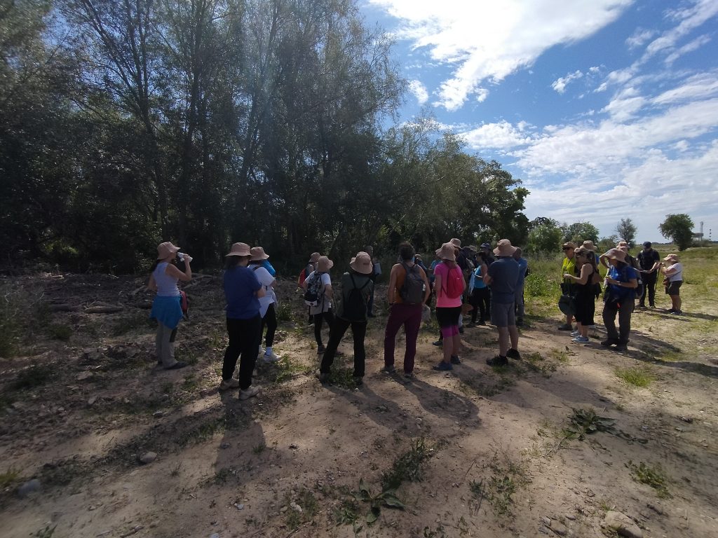 Walking Rivers. Ruta realizada por el Proyecto LIFE Ebro Resilience P1 entre los meandros de El Señorío y La Roza, integrándose en la experiencia mundial de caminar los ríos.