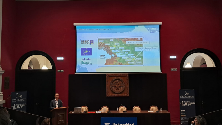 Sesión plenaria Ebro Resilience en las Jornadas de Ingeniería del Agua