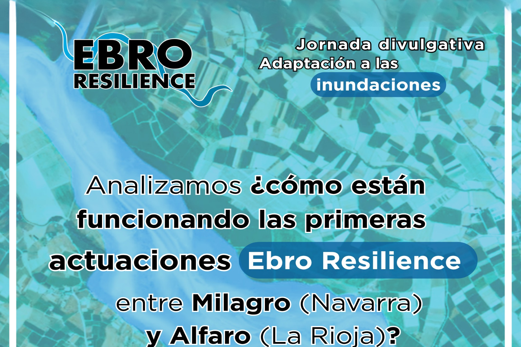 Jornada pública ¿Cómo están funcionado las primeras actuaciones Ebro Resilience entre Milagro y Alfaro?