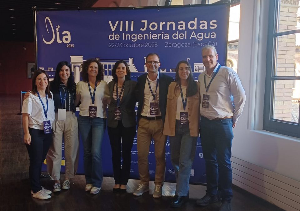 Equipo técnico LIFE Ebro Resilience P1 asistente a la Jornada de Ingeniería del Agua