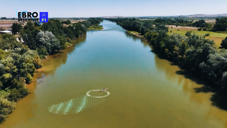 Batimetría del tramo medio del Ebro
