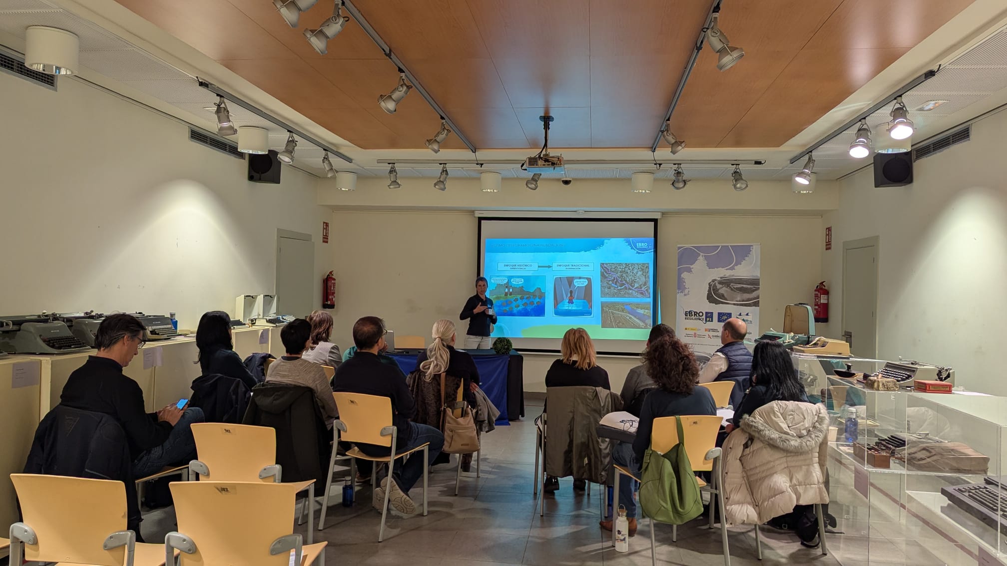 Reunión del Foro de Entidades Locales en el Museo de Castejón (Navarra)