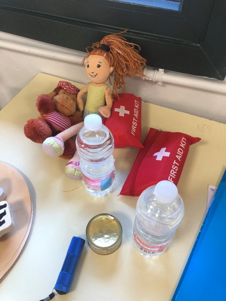 School activities December 2025. Emergency escape room kit.