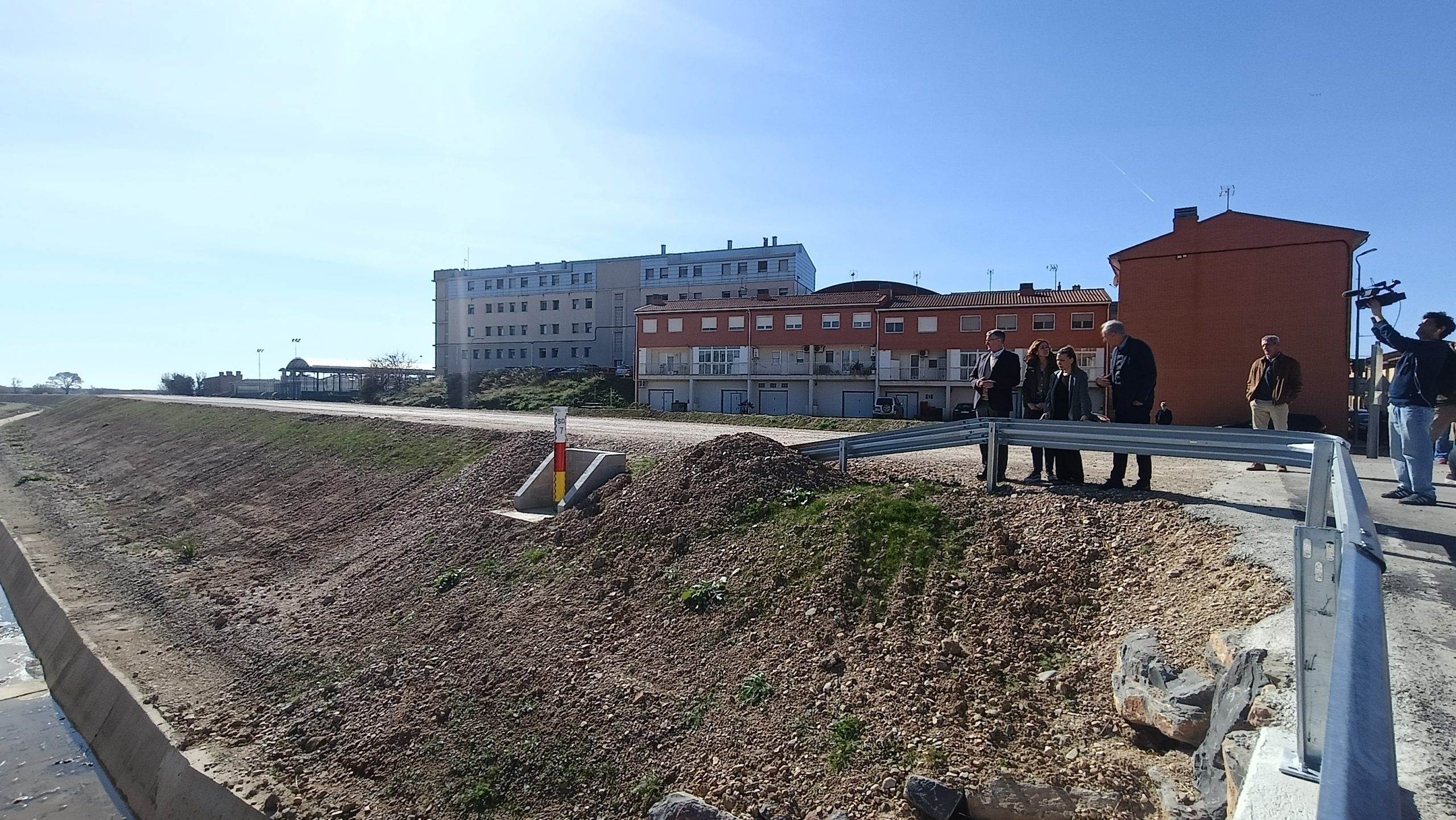 Visita institucional a Sobradiel. Intervención Ebro Resilience IAA (Gobierno de Aragón)
