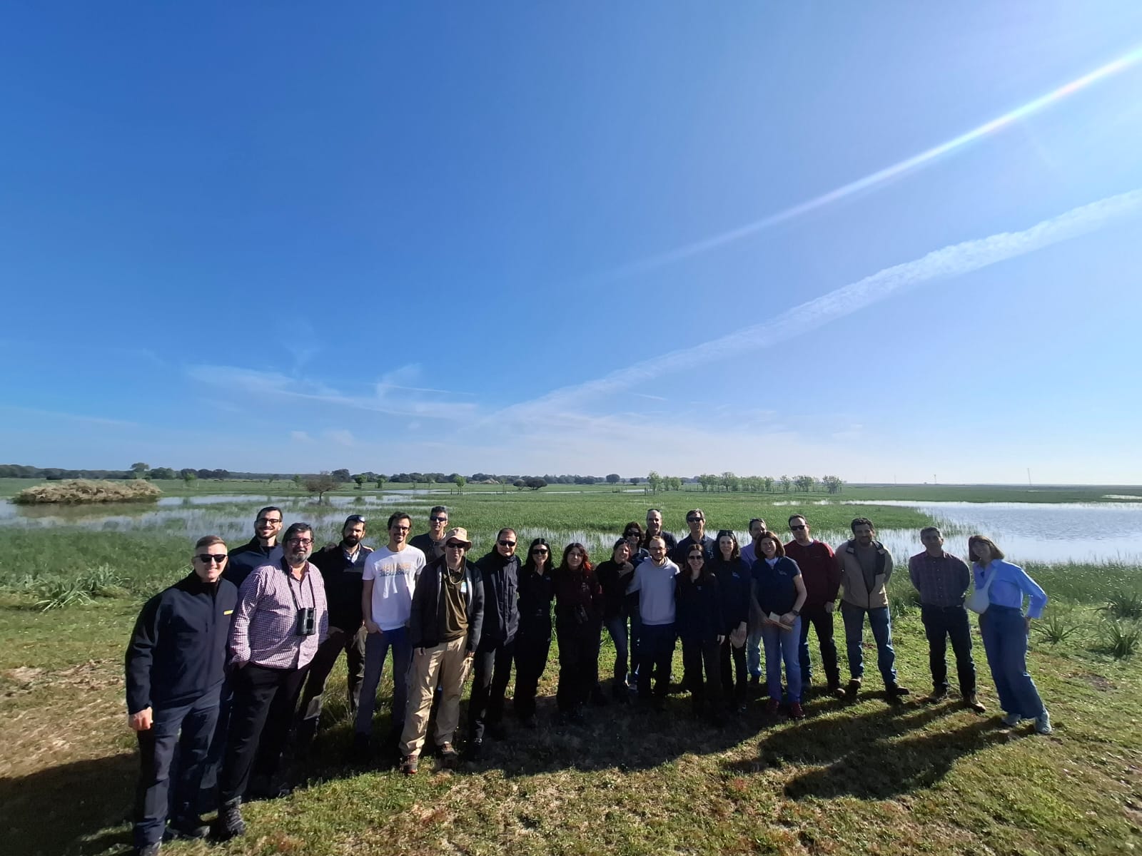 Visita LIFE EBRO RESILIENCE P1 a Doñana en el marco del networking del Guadalquivir.