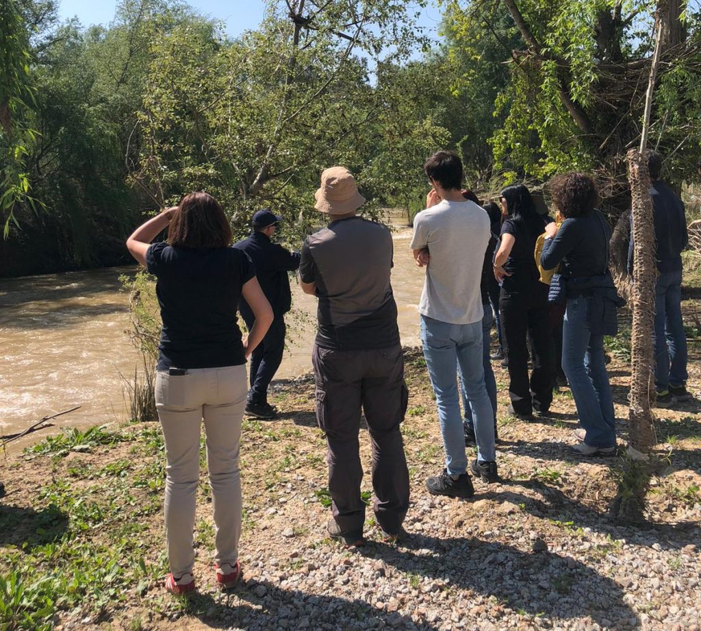 Visita río Genil en Andújar. Networking Life Ebro Resilience P1 y CH Gudalquivir