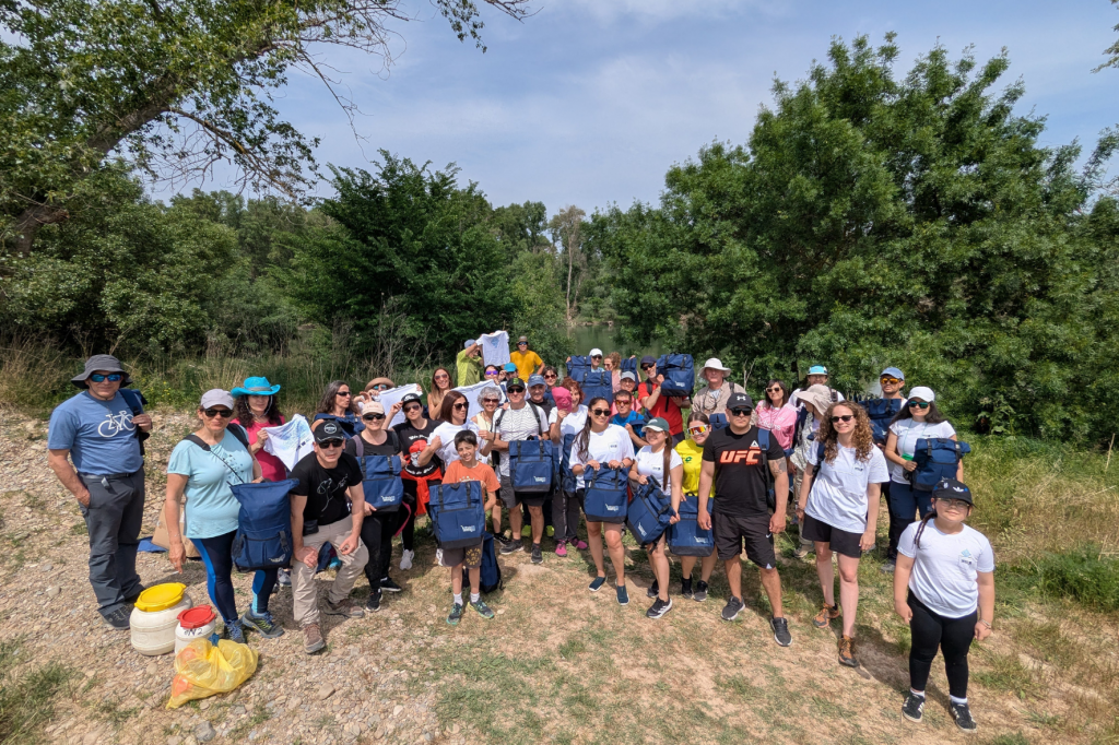 Foto de grupo en el descenso de Alfaro (La Rioja)
