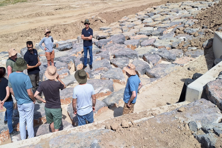 Visita proyecto IRIS Austria a las Zonas de Amortiguación de Flujo Lateral