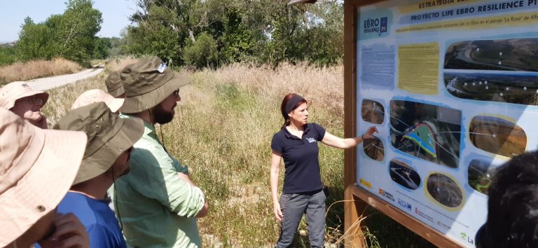 Visita proyecto IRIS Austria al Meandro de La Roza (Alfaro)