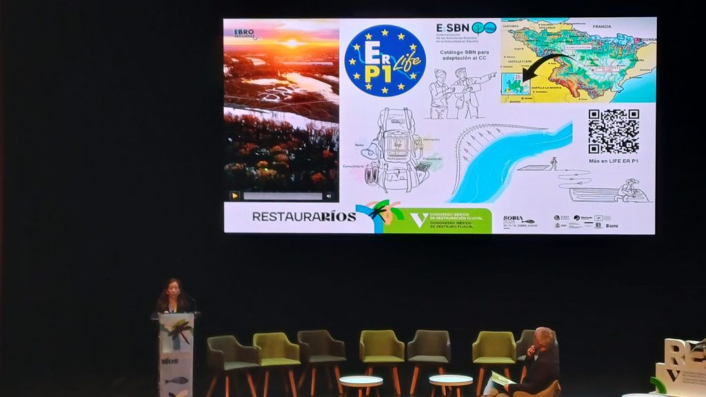 Tatiana Garza (CHE) habla de soluciones basadas e n la naturaleza en Ebro Resilience