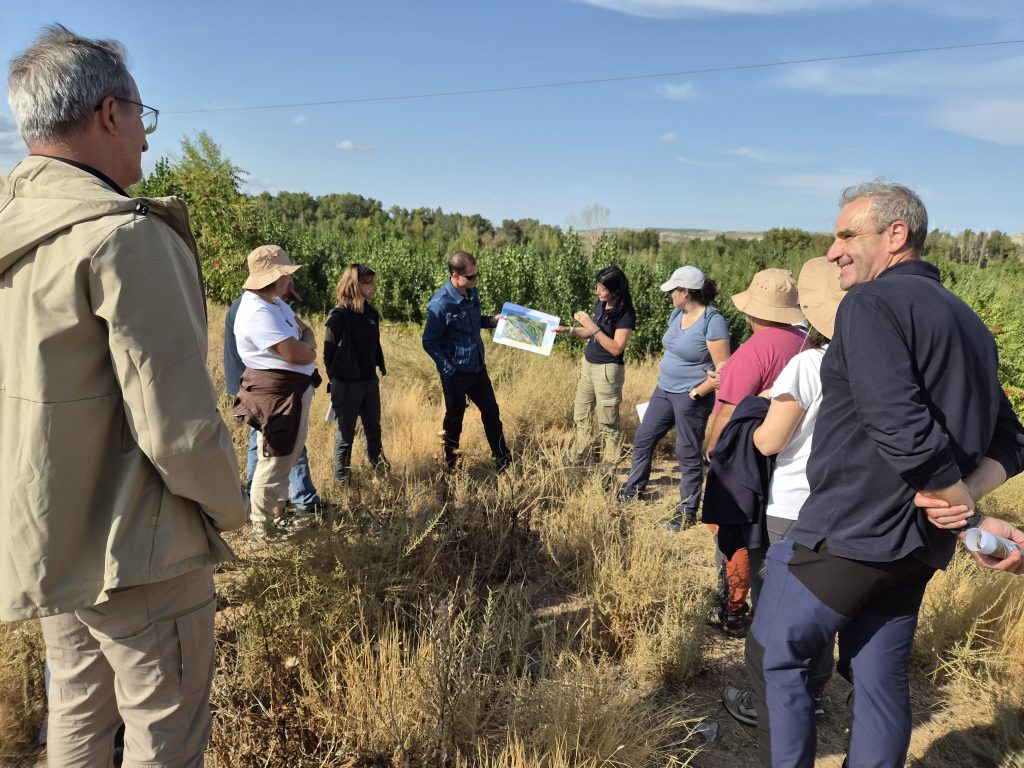 Visita a El Señorío con técnicos del LIFE IP Duero