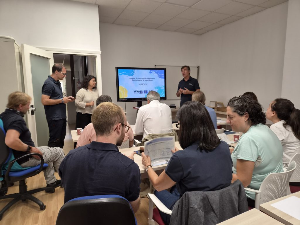 Sesión de intercambio en la sede de la CHE LIFE Ebro Resilience - LIFE IP Duero