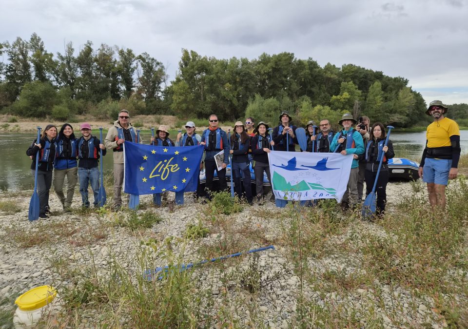 Networking LIFE IP DUERO y LIFE Ebro Resilience P1 grupo bandera