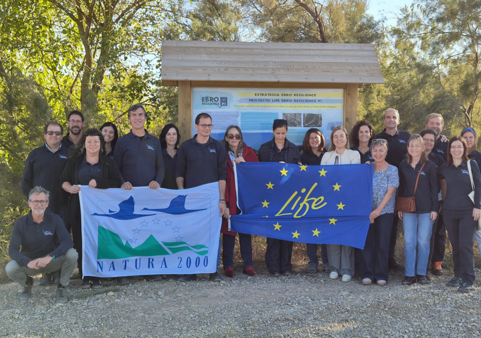 Visita directora CINEA grupo bandera en Meandro de Aguilar