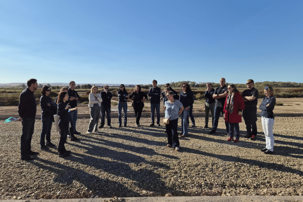 Visita directora CINEA a tramo Osera de Ebro - Fuentes de Ebro